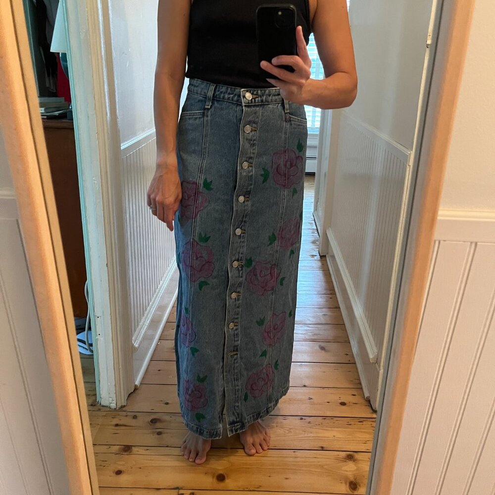 Lisa Says Gah Birthday Girl Quinn Skirt - Roses Size 2